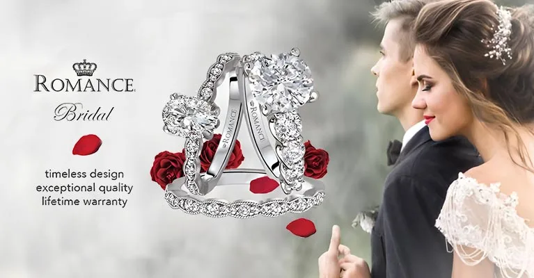 Romance bridal collection at Showcase Jewelers