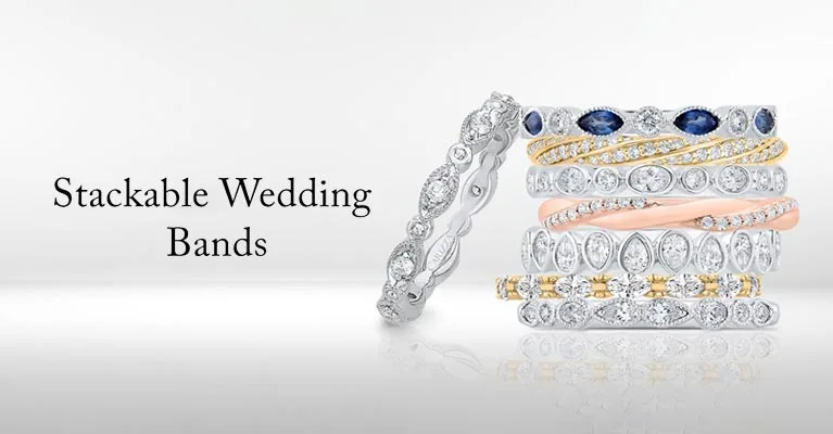 Stackable Wedding Bands collection at Showcase Jewelers
