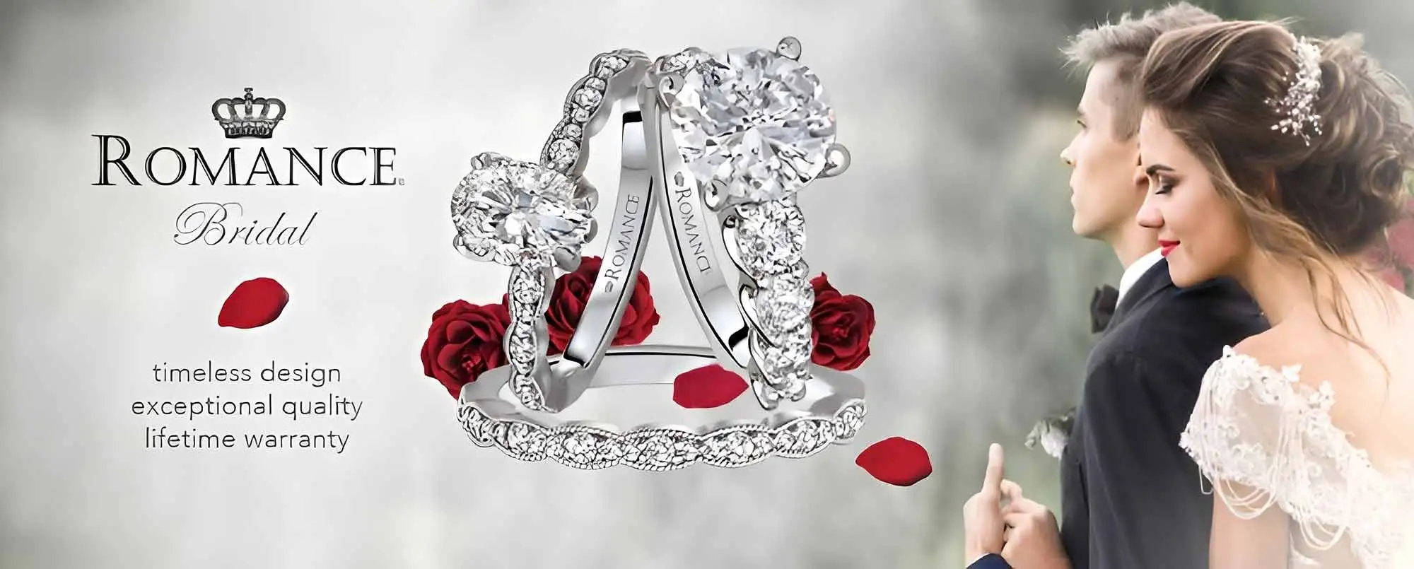 Romance bridal collection at Showcase Jewelers