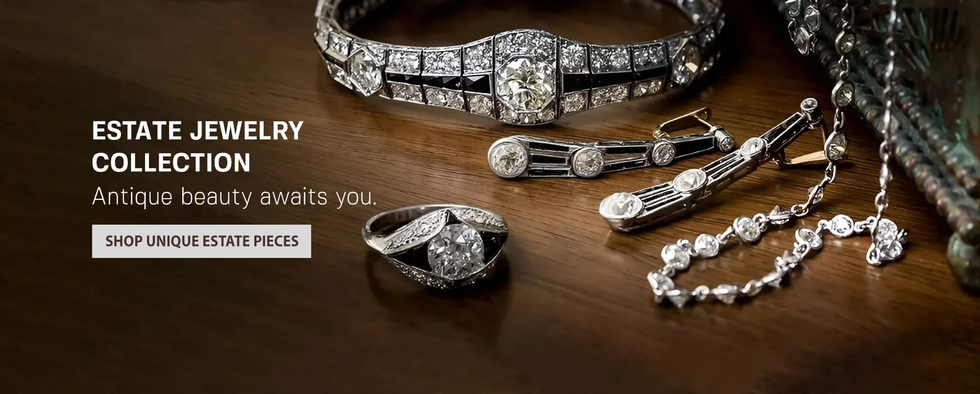 Estate jewelry at Showcase Jewelers